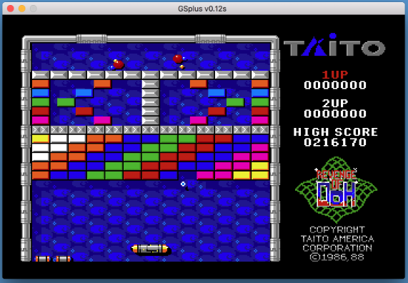 Screenshot de GSPlus (Apple IIGS)