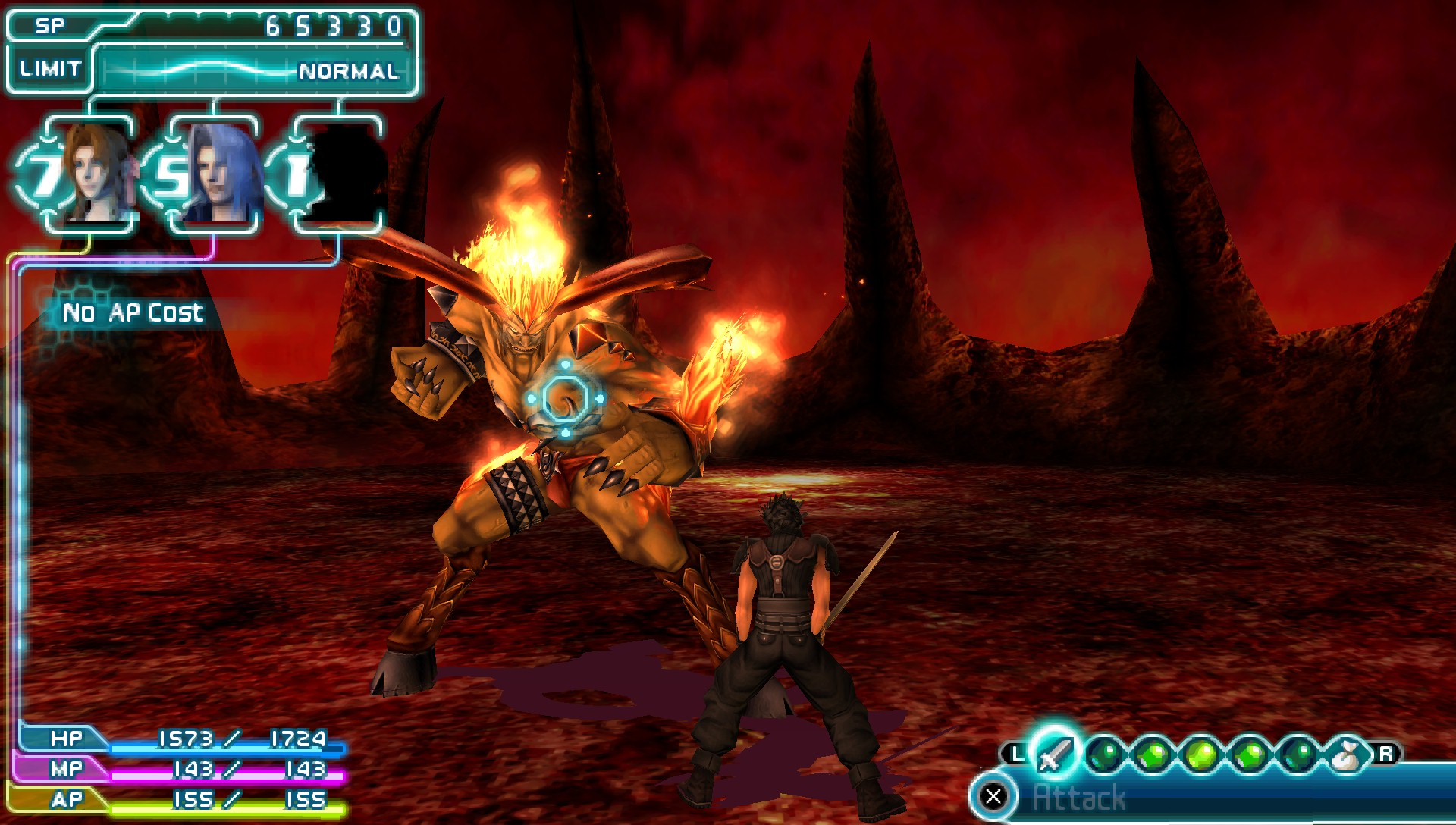 Crisis Core : Final Fantasy dans PPSSPP