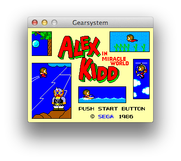 Alex Kidd dans Gearsystem