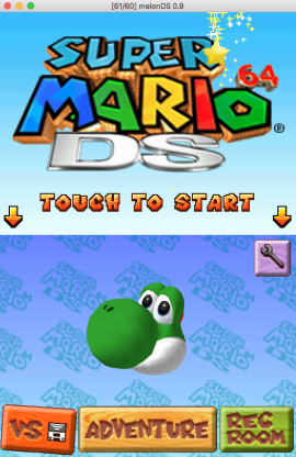 Super Mario 64 DS dans melonDS