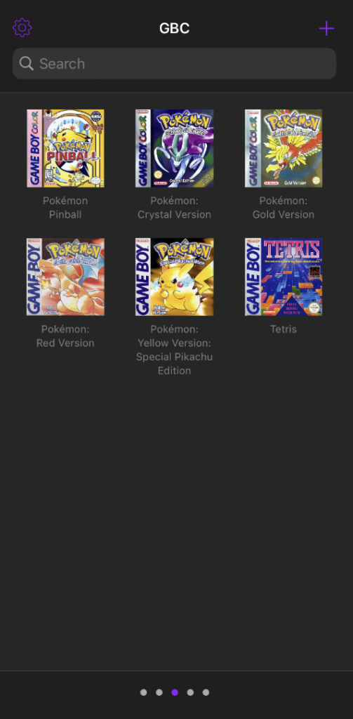 Delta game's library