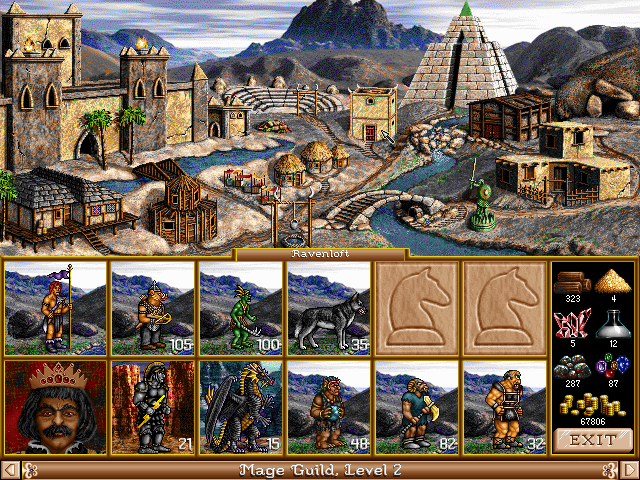 Une ville dans fheroes2