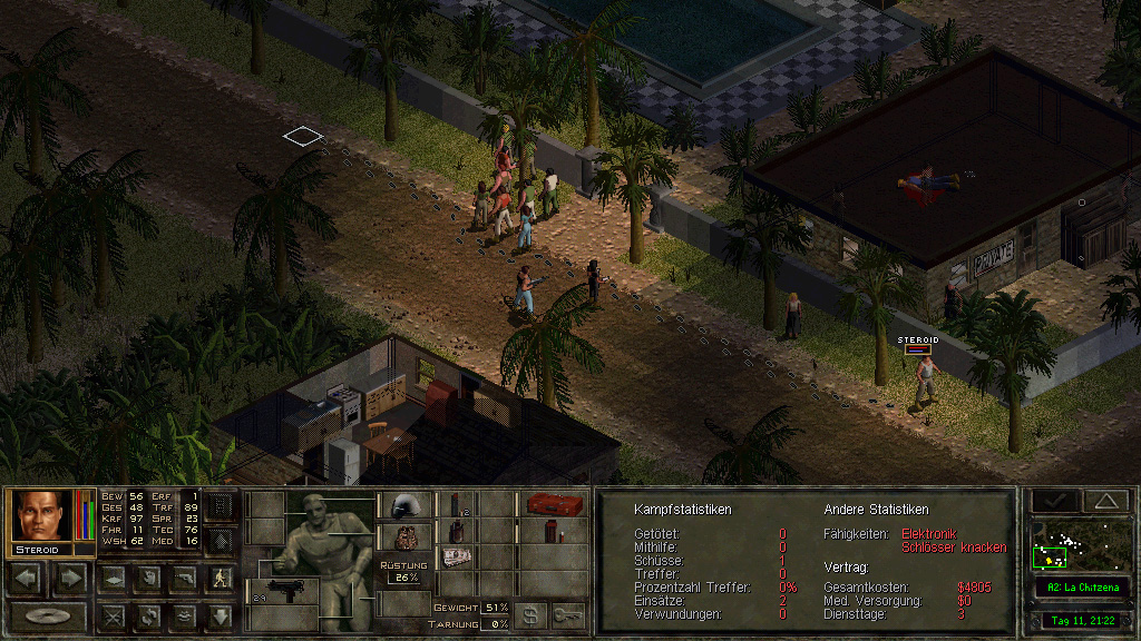 Screenshot de Jagged Alliance 2 Stracciatella