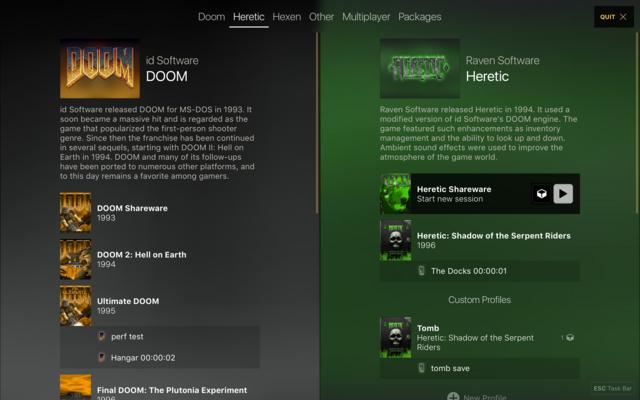 Interface de Doomsday Engine