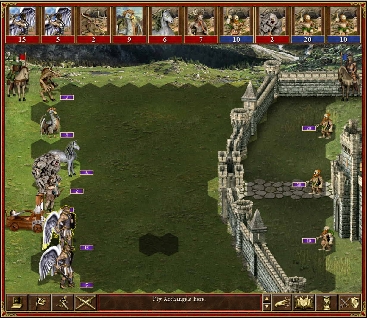 Siège dans VCMI (Heroes of Might &amp; Magic 3)