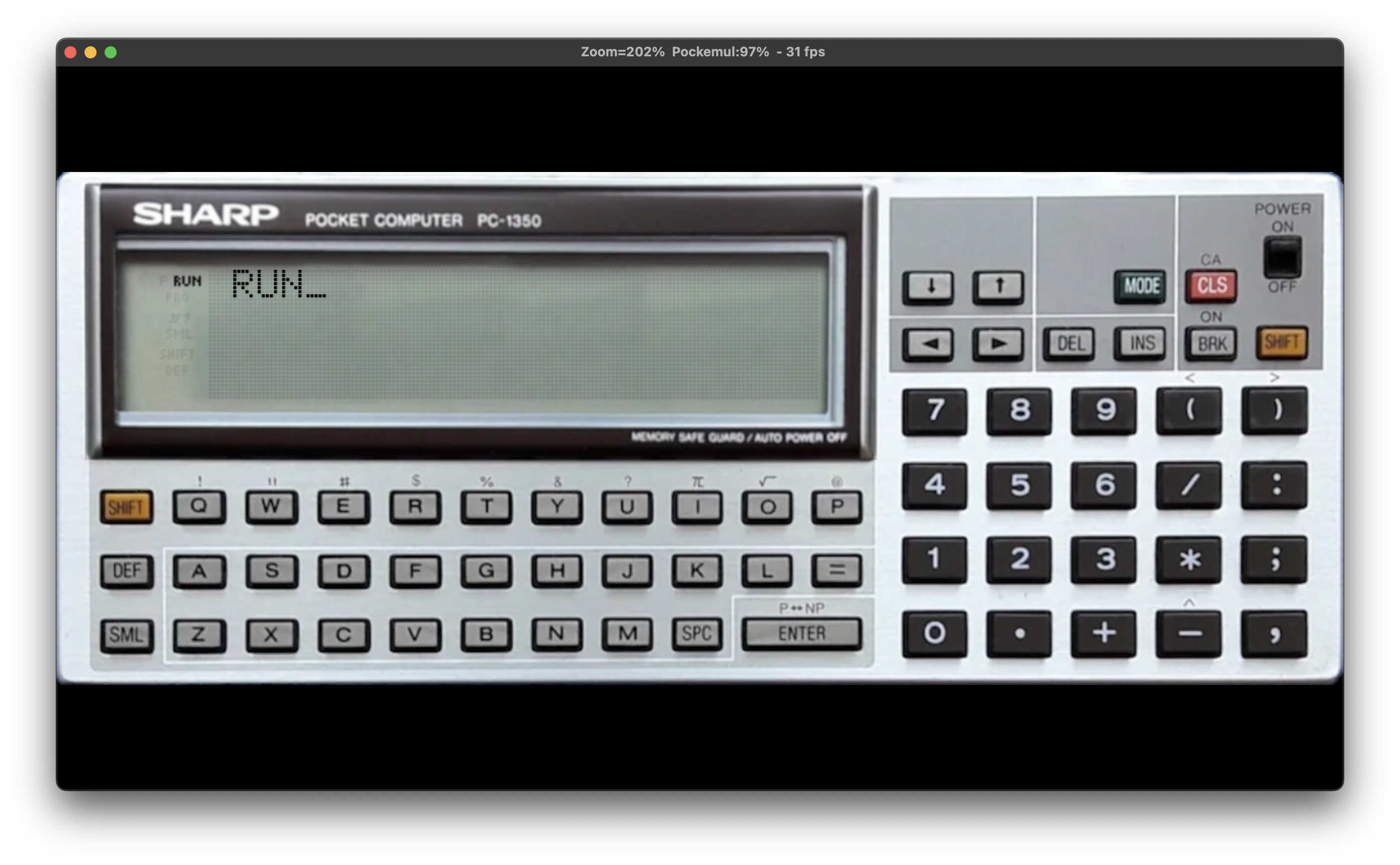 Screenshot de PockEmul